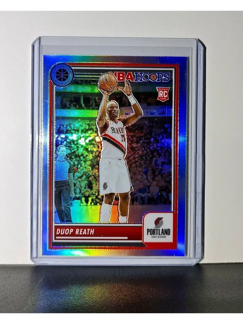 Duop Reath 2023-24 Panini Premium Stock NBA Hoops #111 Rookie Prizm Refractor